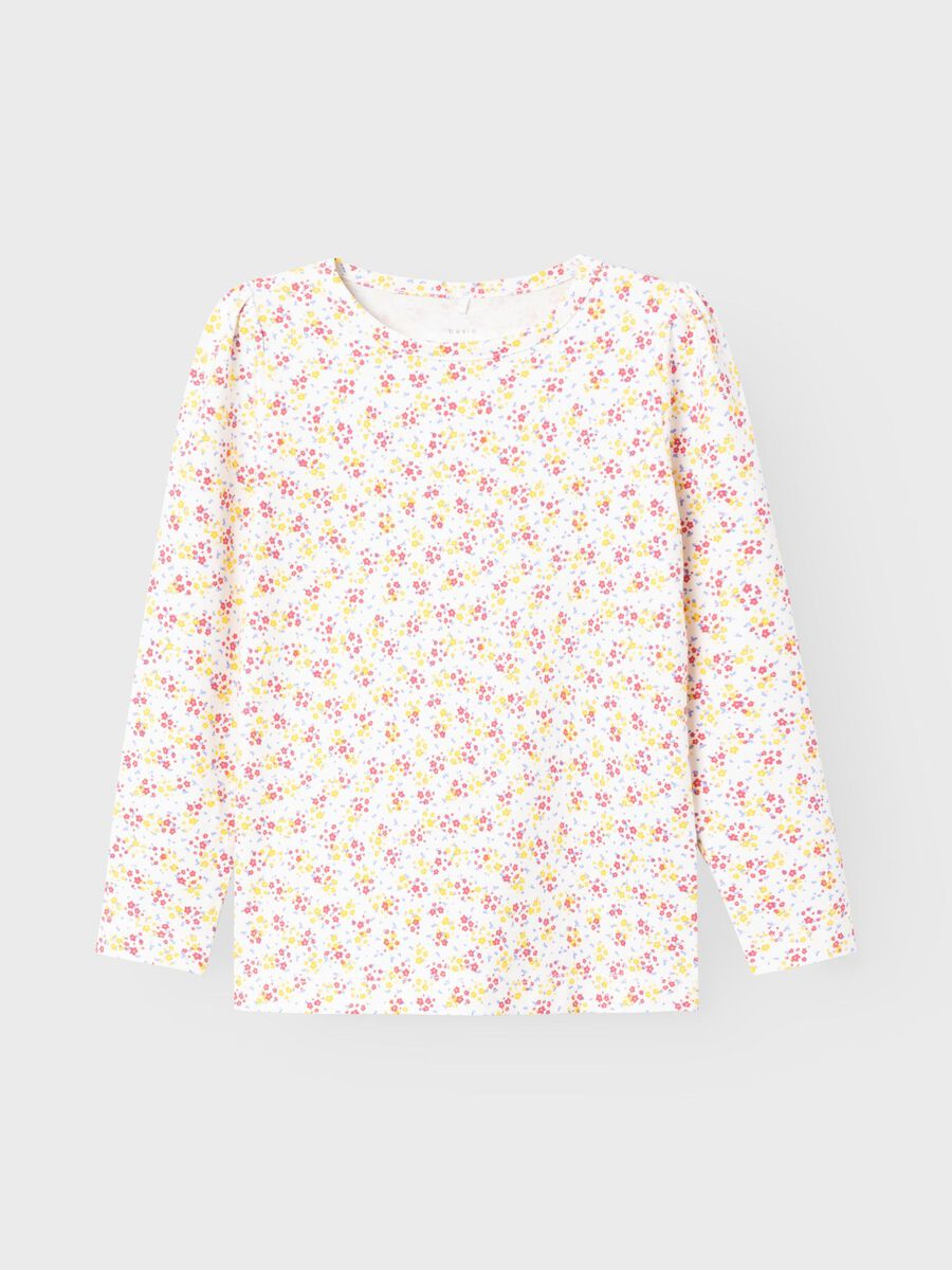 SLIM FIT TOP MET LANGE MOUWEN