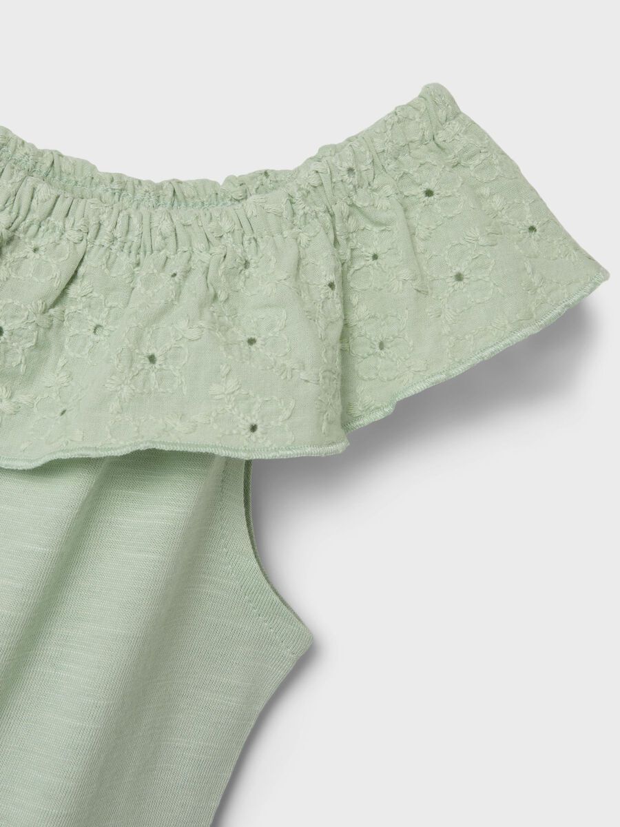 OFF-SHOULDER PLAYSUIT