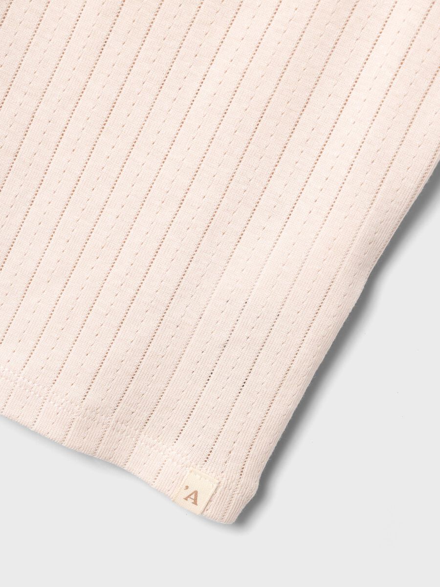 SLIM FIT TOP MET BANDJES