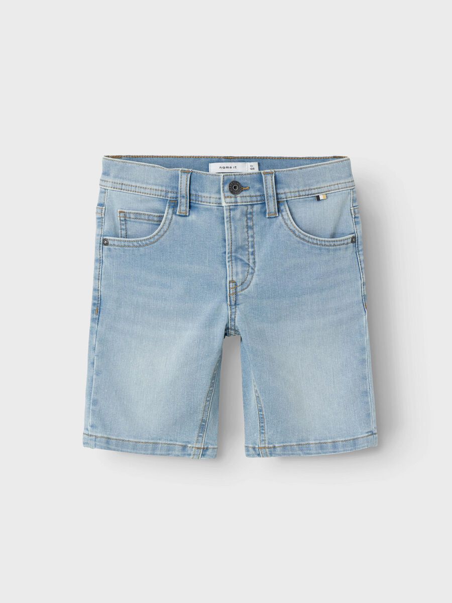 SLIM FIT DENIM SHORT