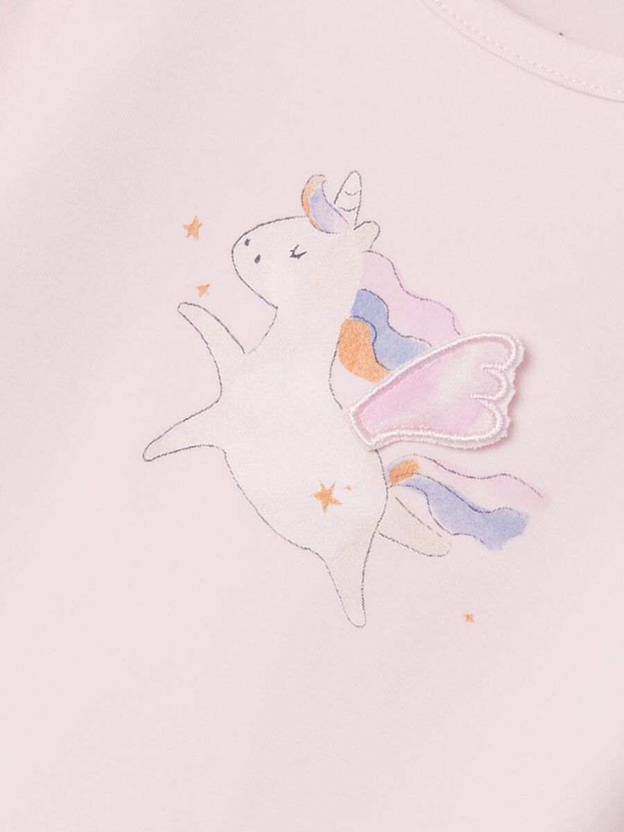 REGULAR FIT TOP MET LANGE MOUWEN