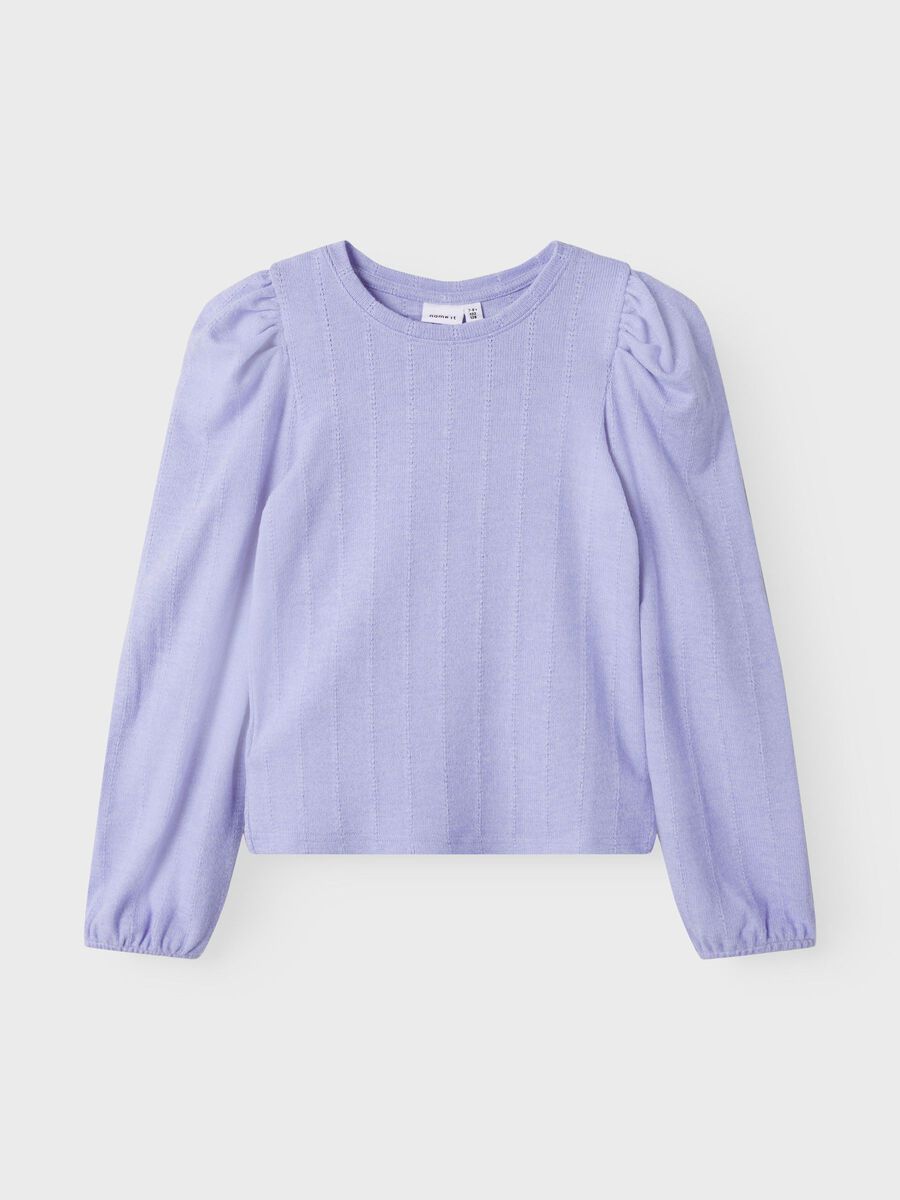 - SLIM TOP MET LANGE MOUWEN