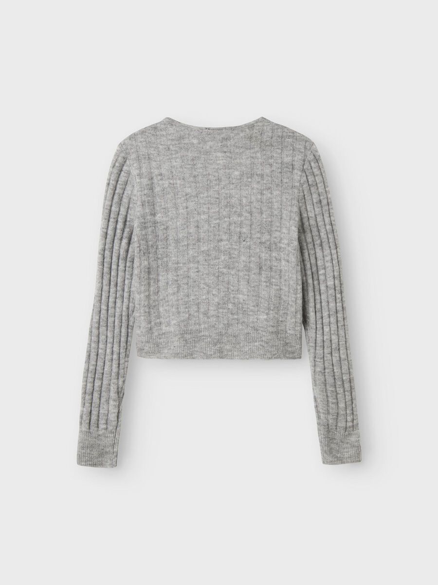 CROPPED GEBREIDE TRUI