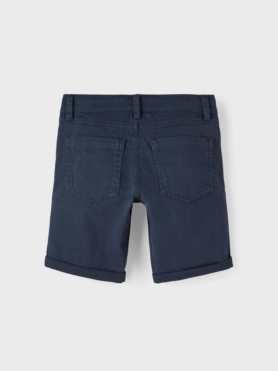 SLIM FIT TWILL SHORTS