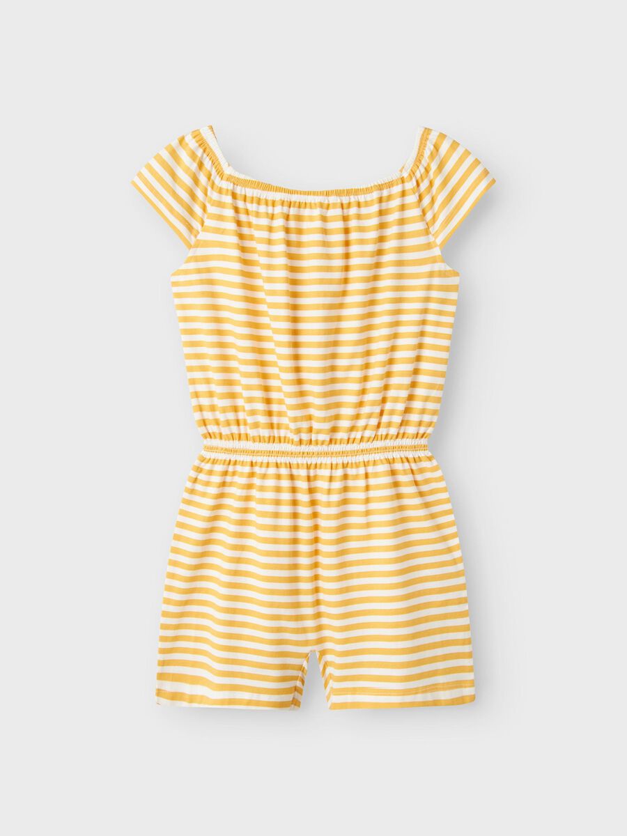 OFF-SHOULDER PLAYSUIT