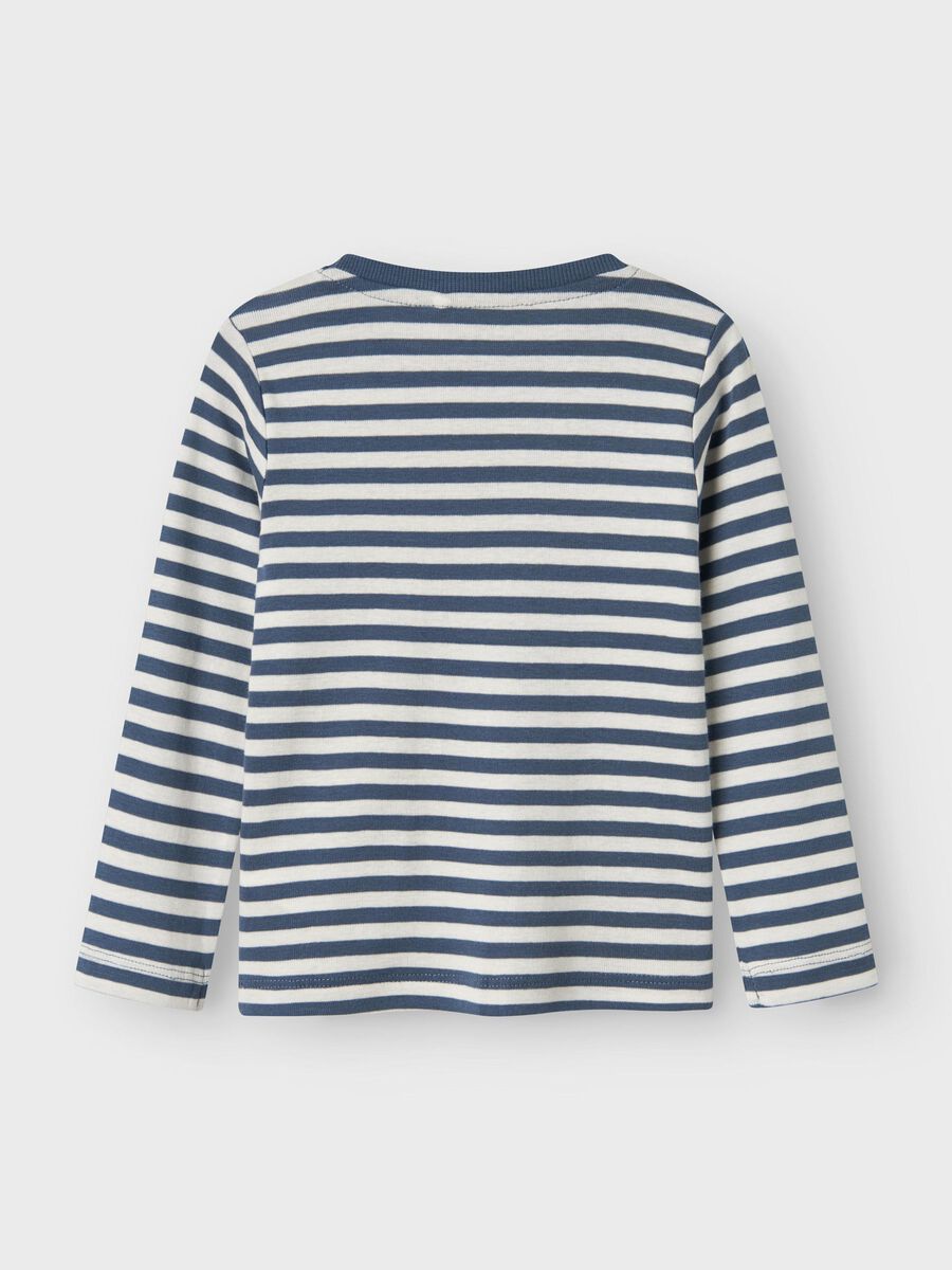 SLIM FIT TOP MET LANGE MOUWEN