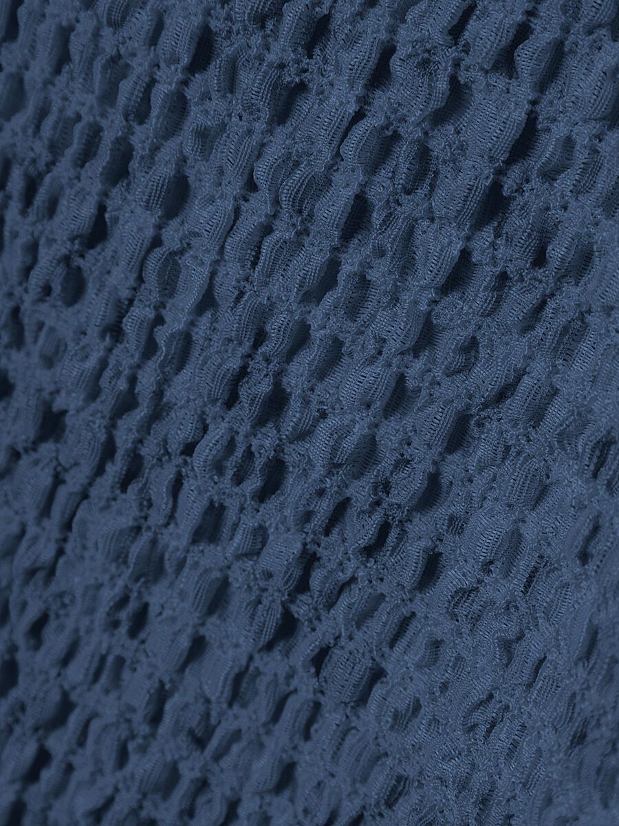 SLIM FIT TOP MET LANGE MOUWEN