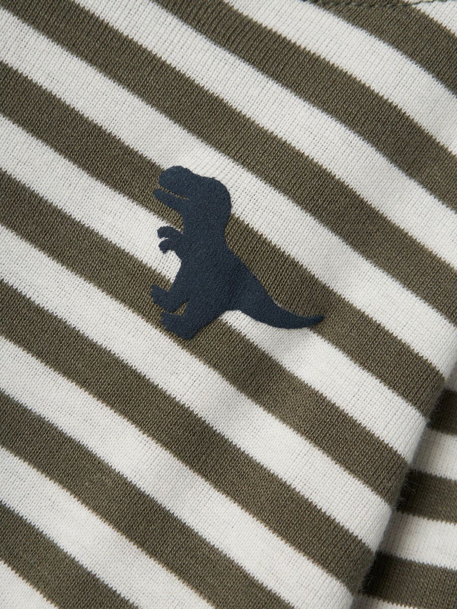 SLIM FIT TOP MET LANGE MOUWEN