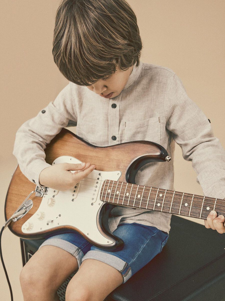 REGULAR FIT OVERHEMD MET LANGE MOUWEN