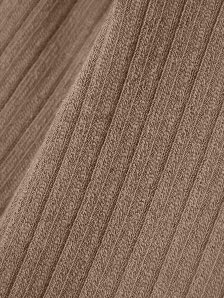 SLIM FIT TOP MET LANGE MOUWEN