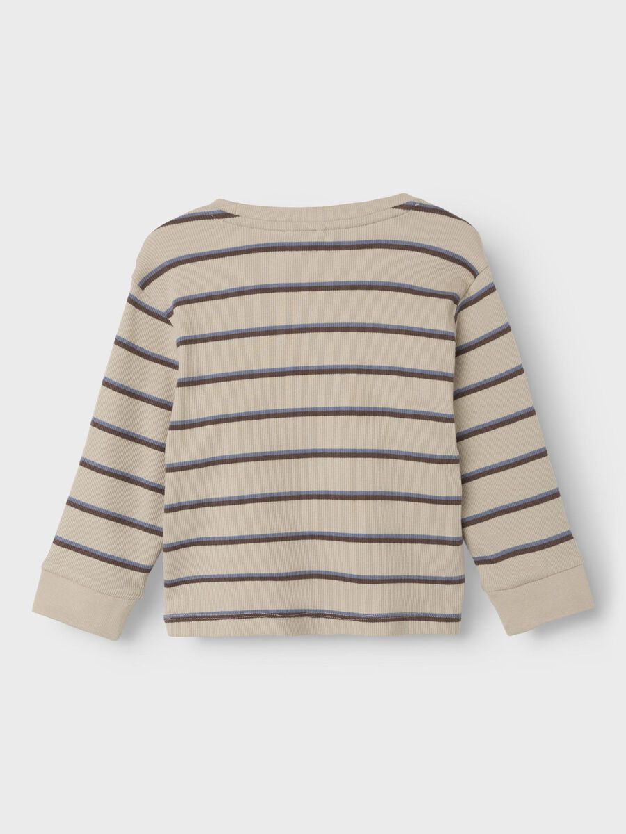 REGULAR FIT TOP MET LANGE MOUWEN