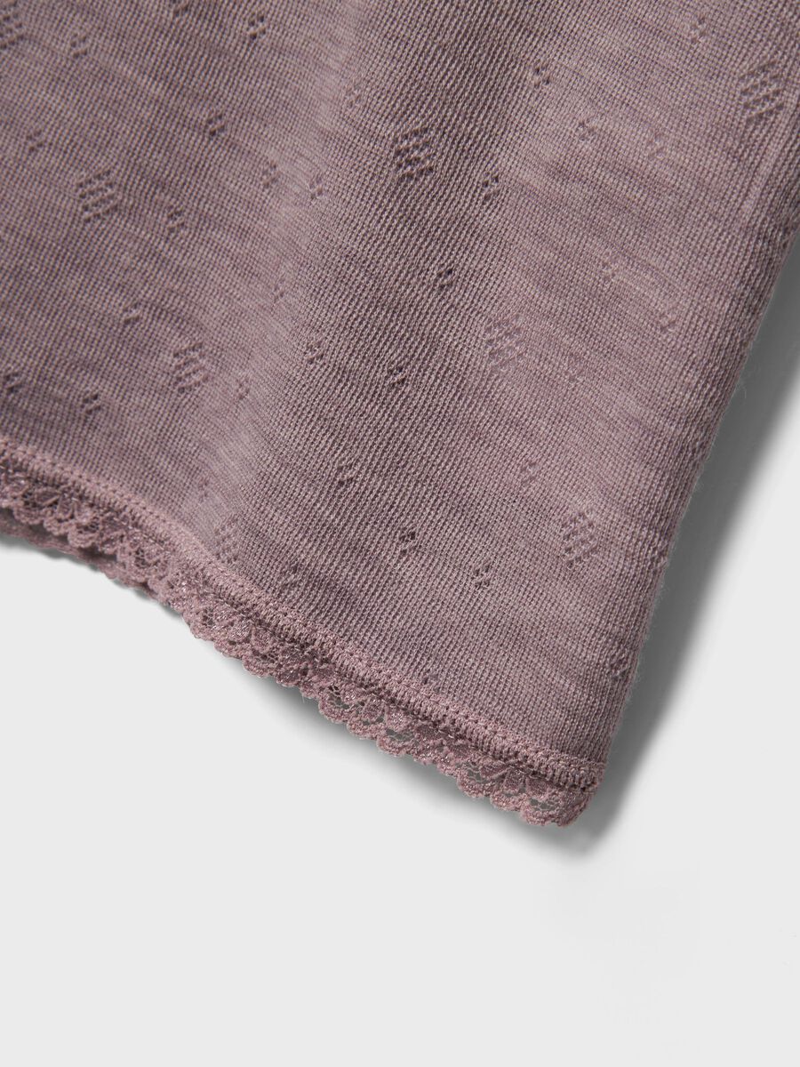 MERINO WOL TOP MET LANGE MOUWEN