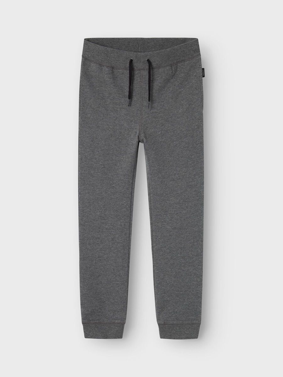 EFFEN GEKLEURDE SWEATBROEK