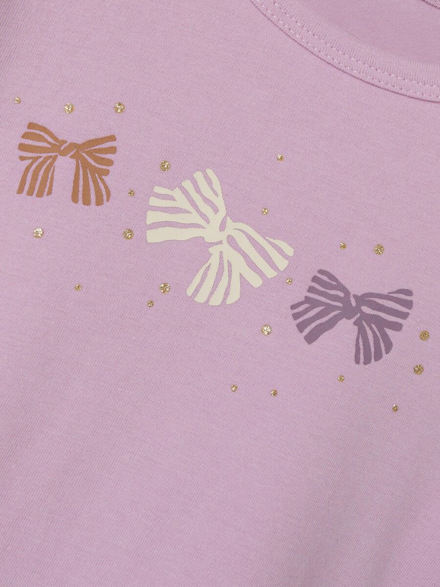 GLITTER PRINT T-SHIRT