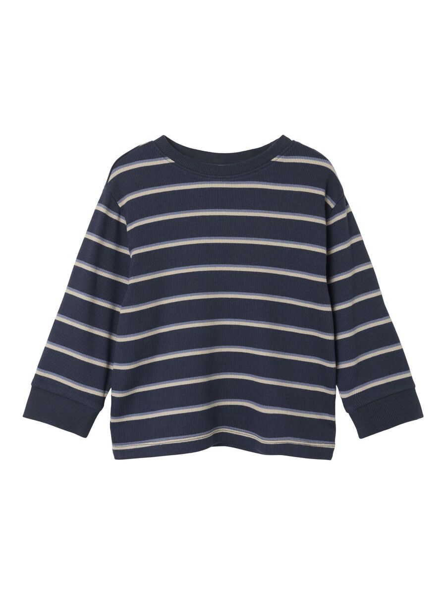 REGULAR FIT TOP MET LANGE MOUWEN