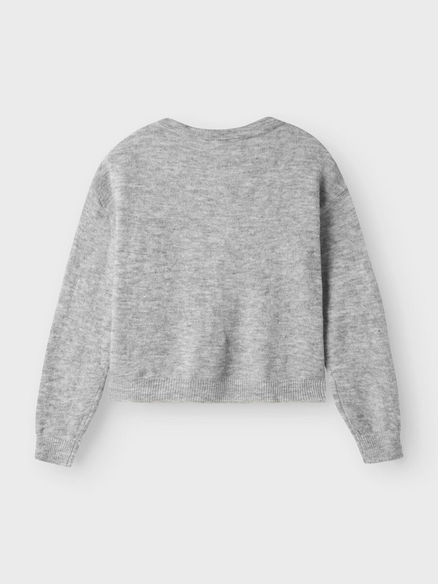 LANGE MOUWEN GEBREID VEST