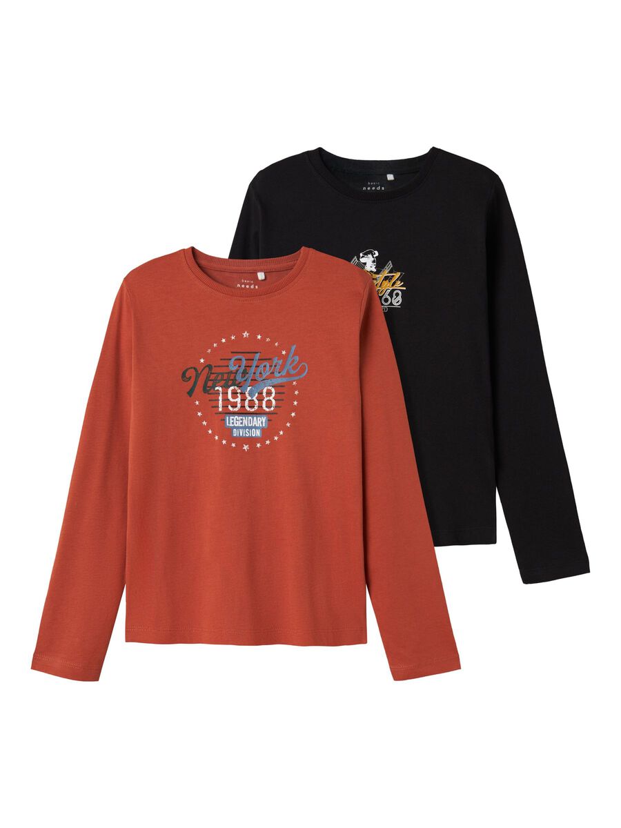 2-PACK TOP MET LANGE MOUWEN