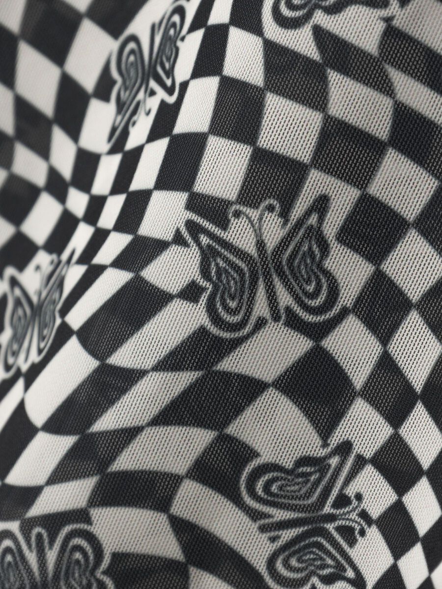 MESH TOP MET LANGE MOUWEN