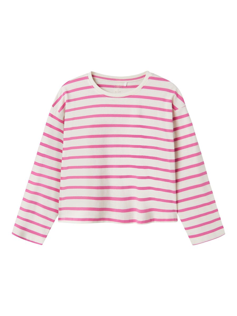 RELAXED FIT TOP MET LANGE MOUWEN