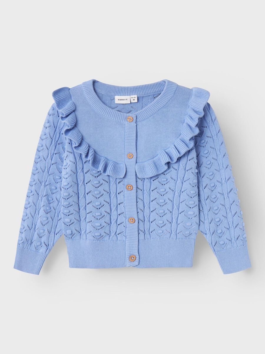 LANGE MOUWEN GEBREID VEST