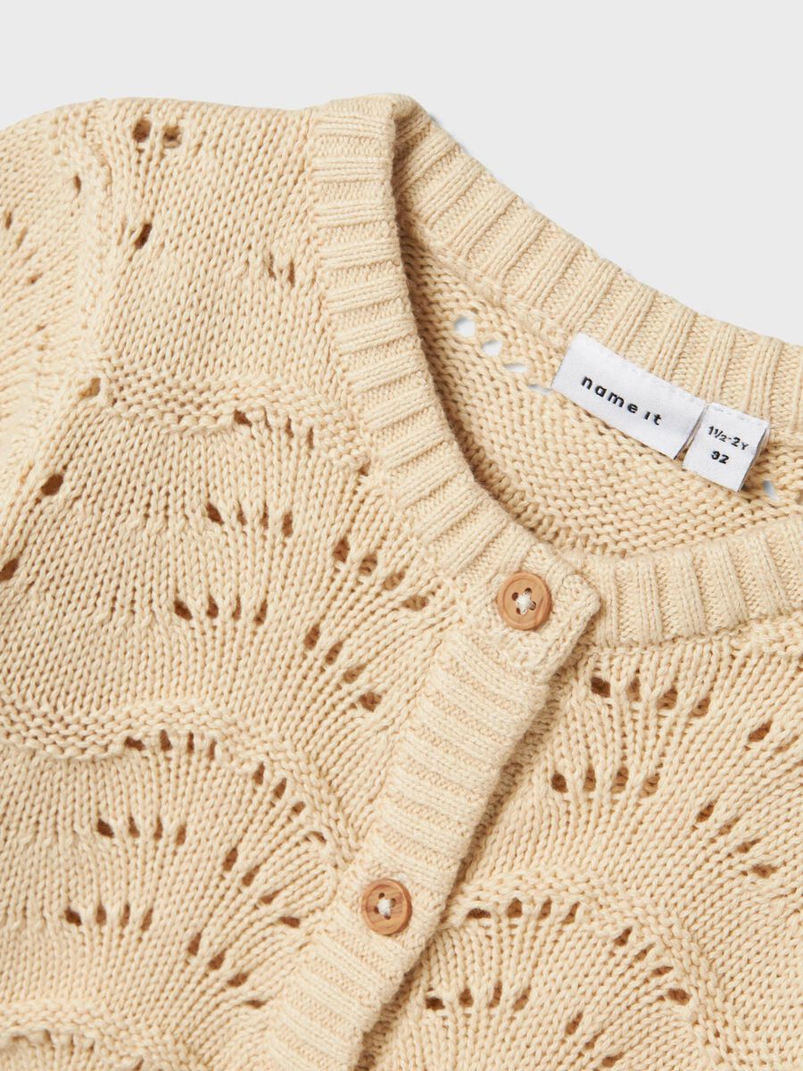 BIOLOGISCH KATOEN GEBREID VEST