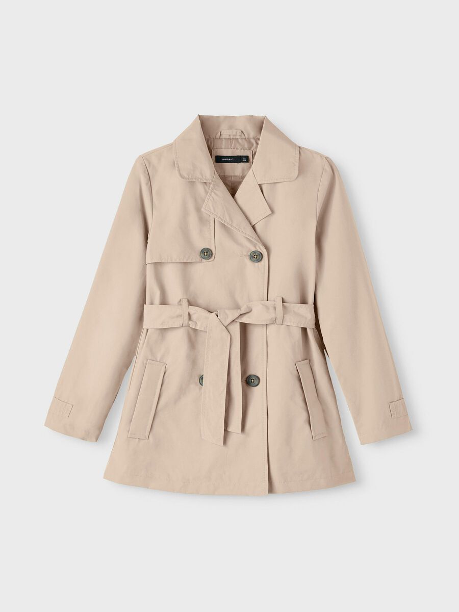 GEWEVEN TRENCHCOAT