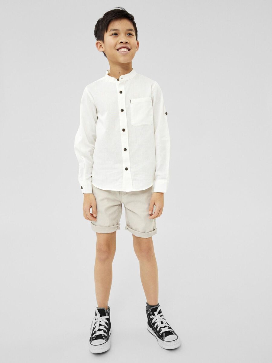 REGULAR FIT OVERHEMD MET LANGE MOUWEN