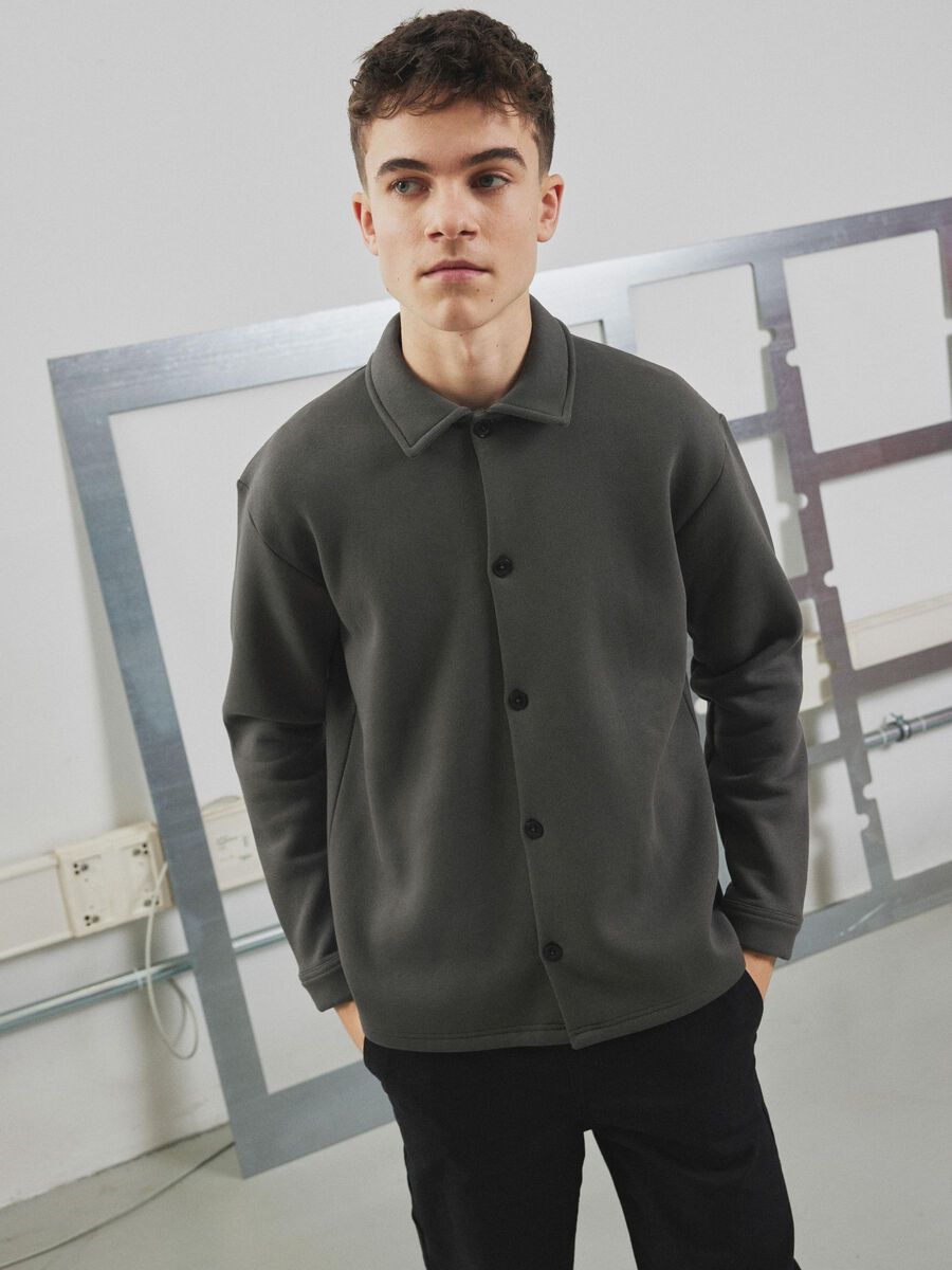 LANGE MOUWEN OVERSHIRT