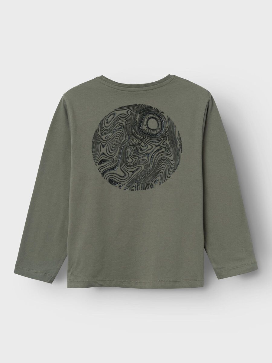 BIOLOGISCH KATOEN TOP MET LANGE MOUWEN