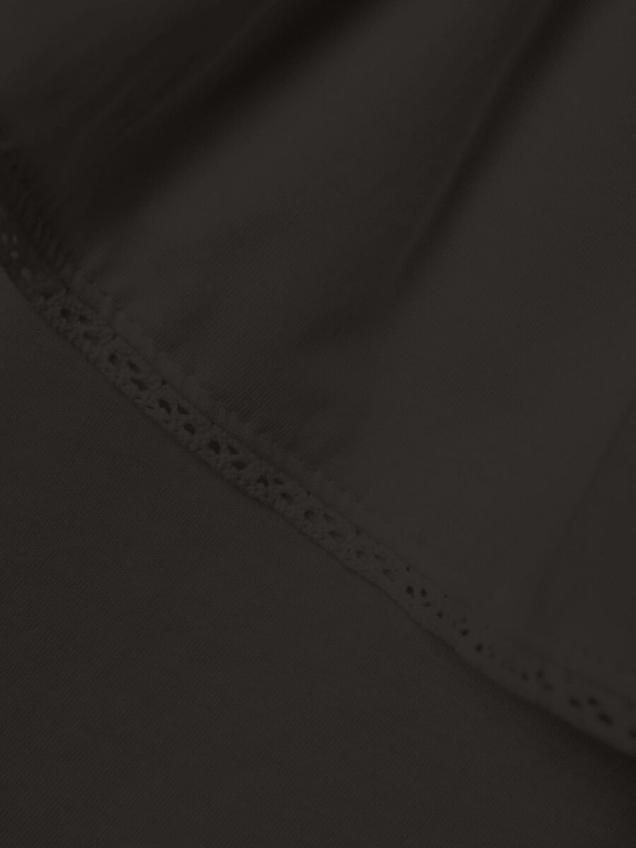 RELAXED FIT TOP MET BANDJES