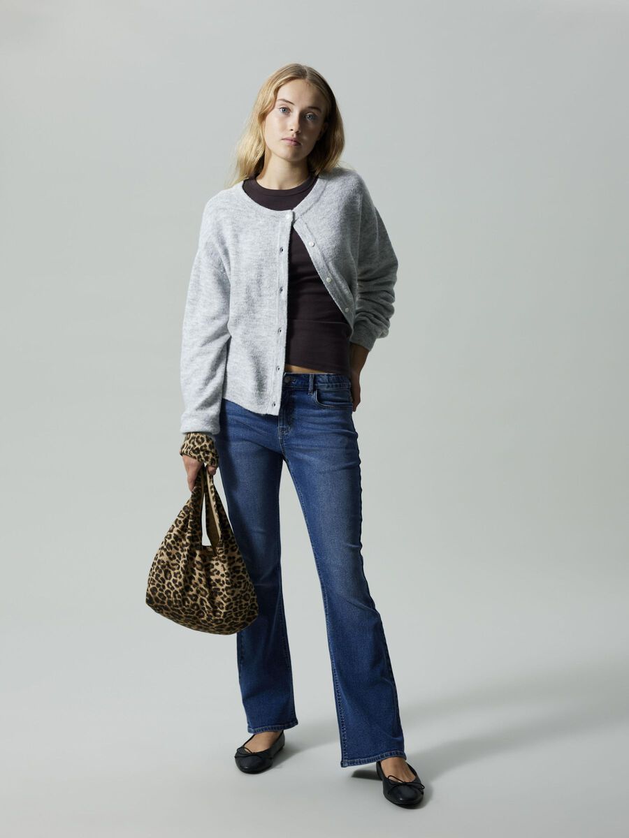 LANGE MOUWEN GEBREID VEST