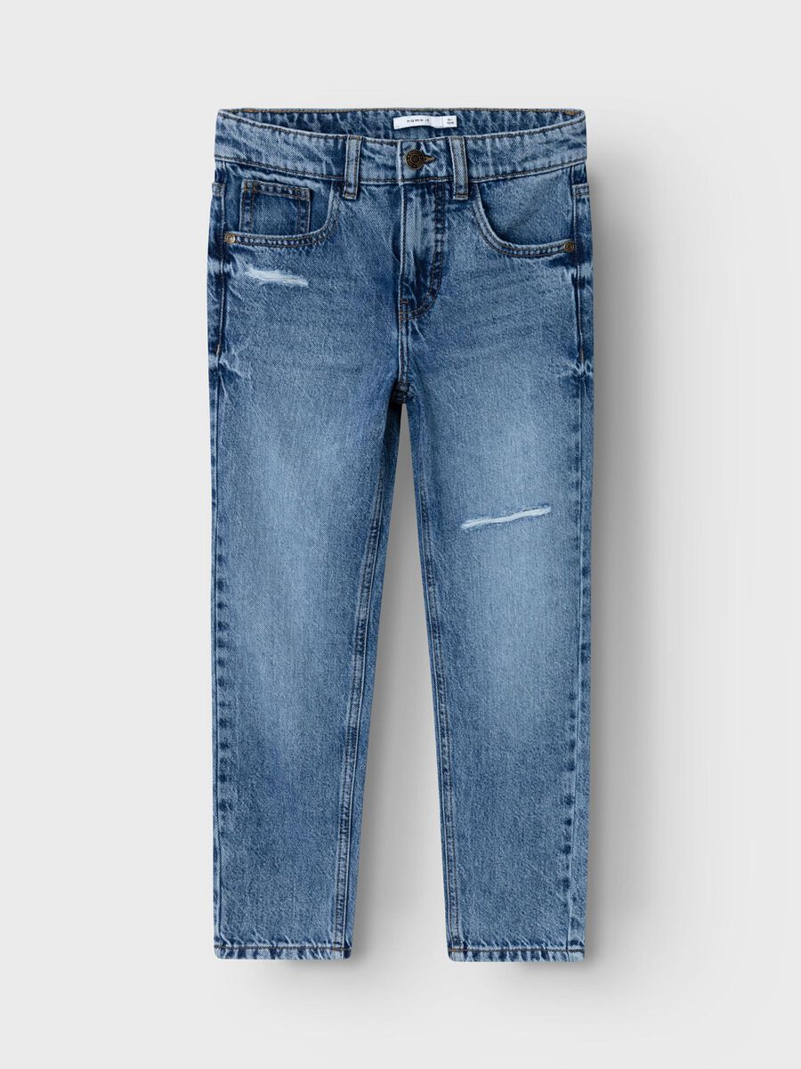 TAPERED FIT JEANS