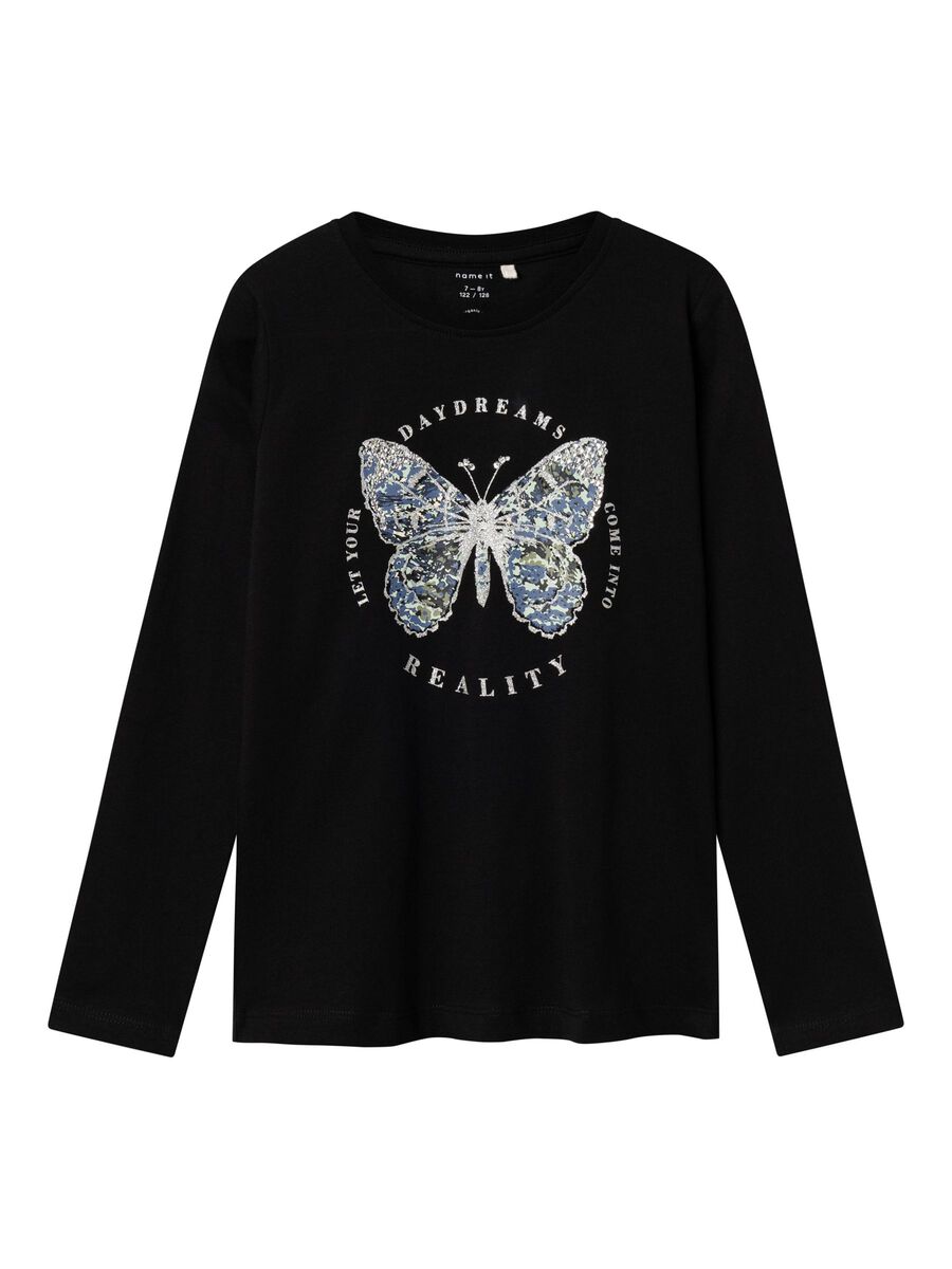 BIOLOGISCH KATOEN TOP MET LANGE MOUWEN