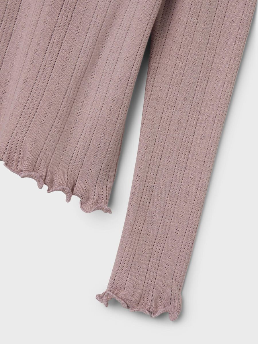 BIOLOGISCH KATOEN TOP MET LANGE MOUWEN