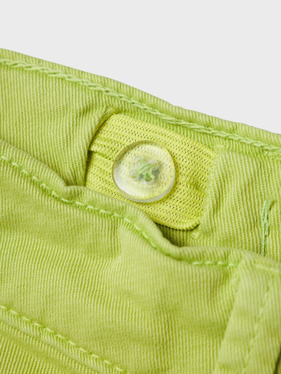 SLIM FIT TWILL SHORTS