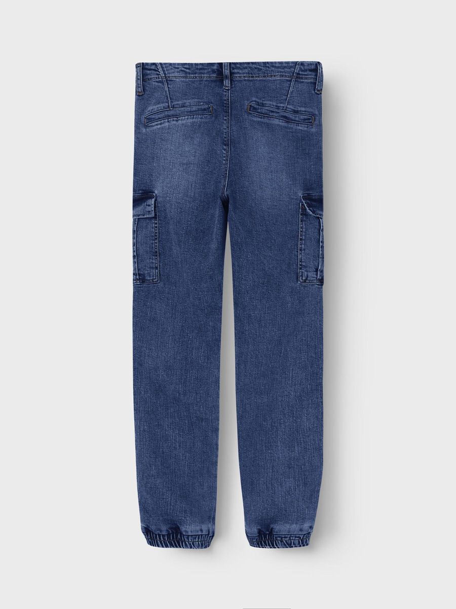 REGULAR FIT CARGO JEANS