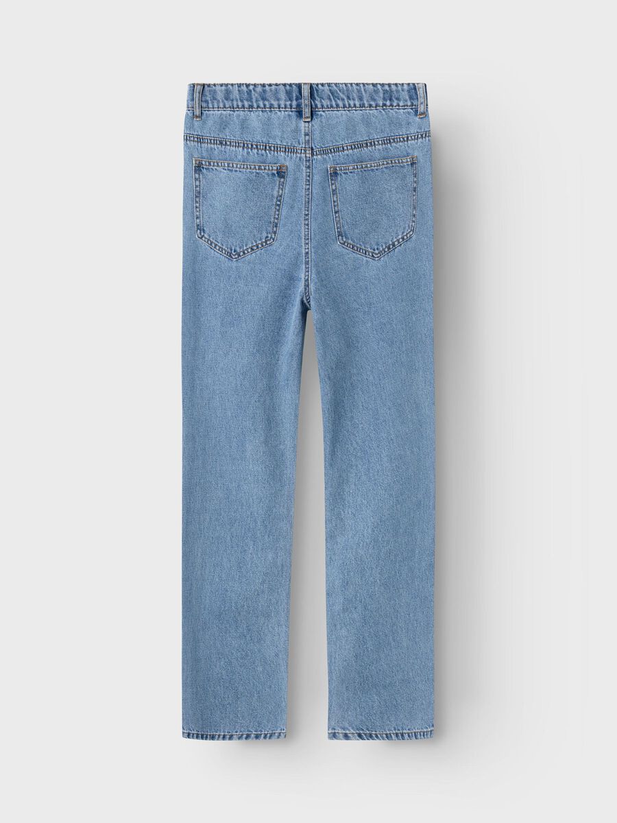 HIGH WAIST MOM FIT JEANS