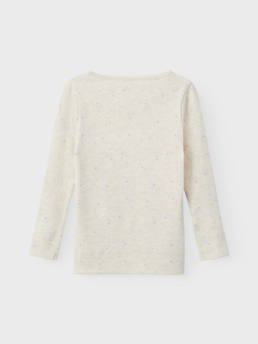 PRINT TOP MET LANGE MOUWEN