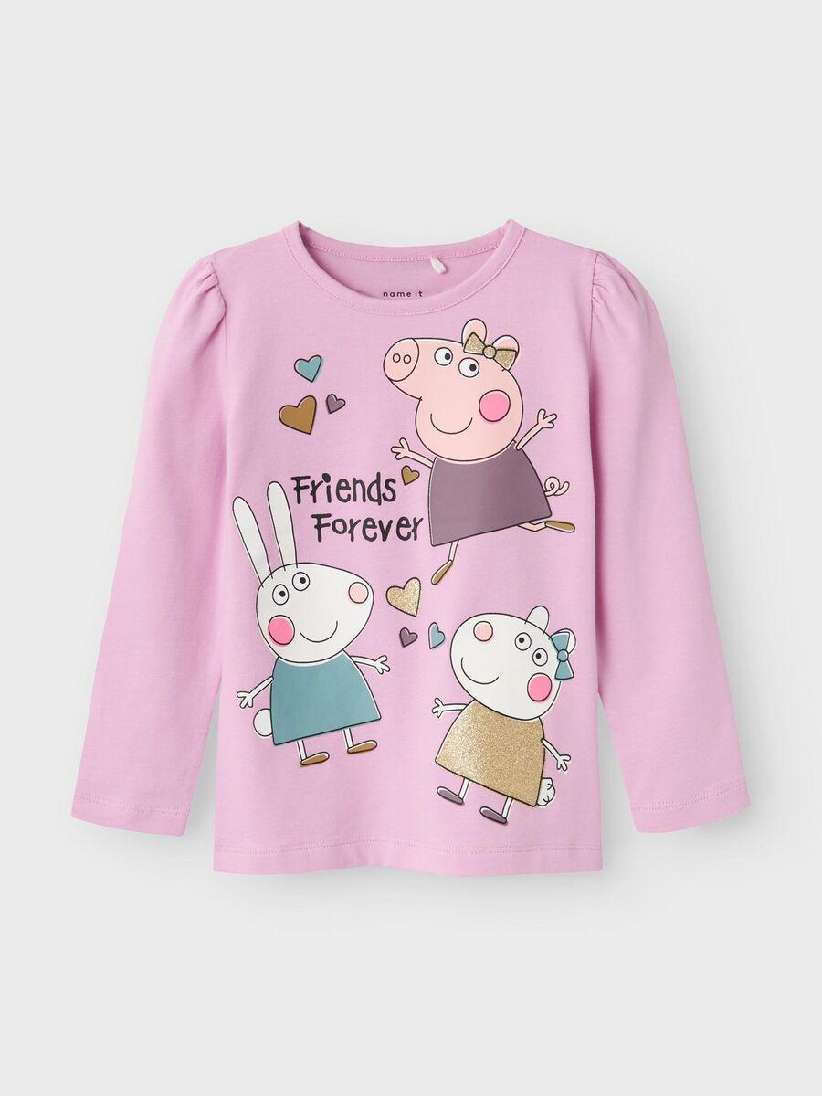 PEPPA PIG TOP MET LANGE MOUWEN