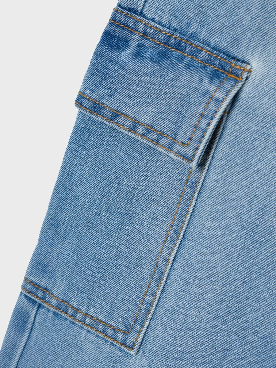 WIJDE PIJPEN CARGO JEANS