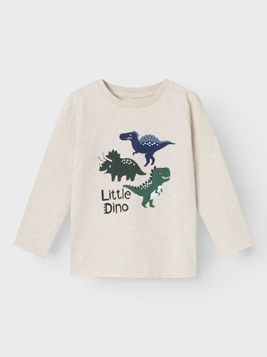 REGULAR FIT TOP MET LANGE MOUWEN