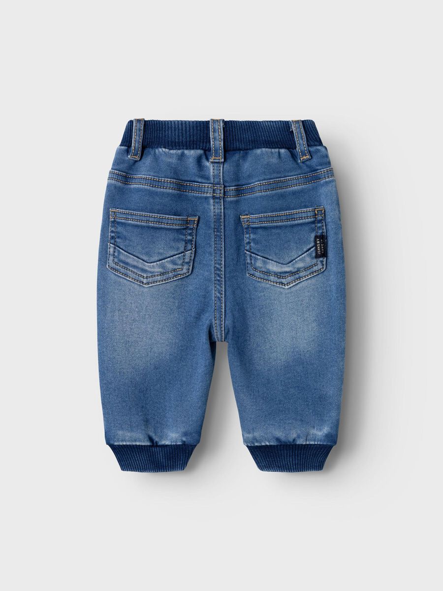 FLEECE BAGGY FIT JEANS
