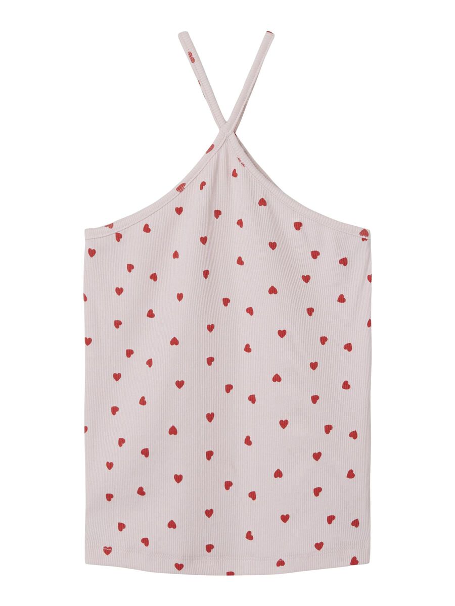 HARTJESPRINT TOP MET BANDJES