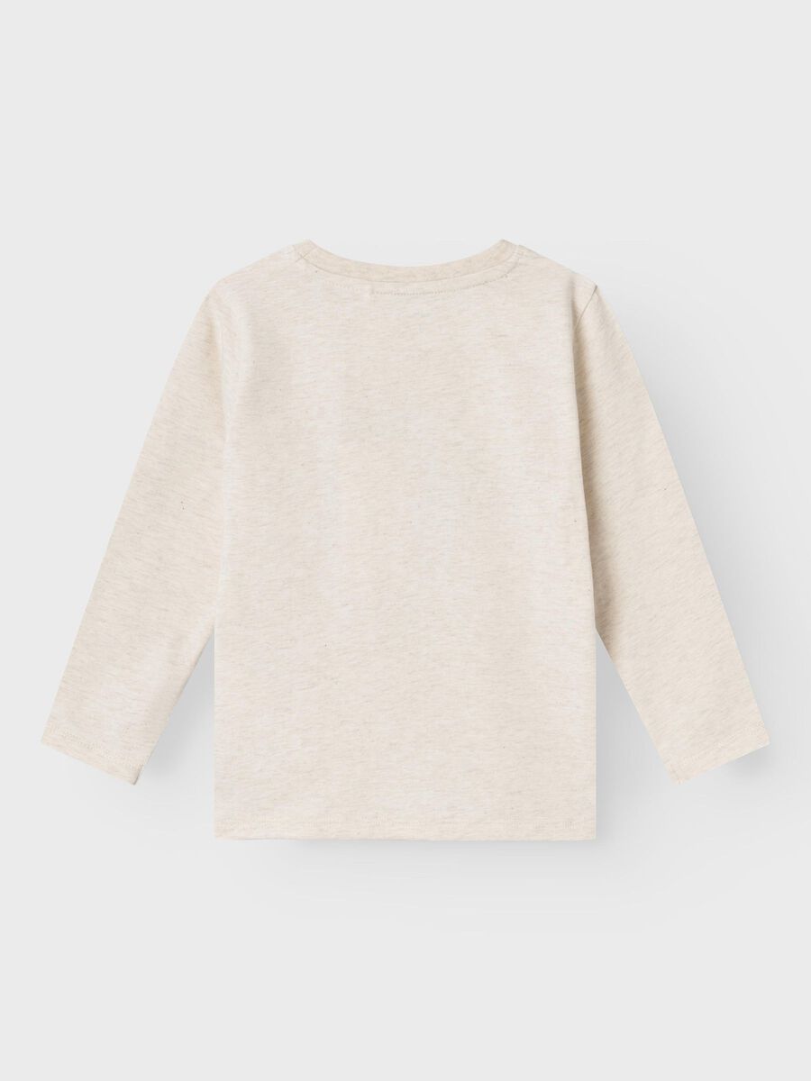 REGULAR FIT TOP MET LANGE MOUWEN