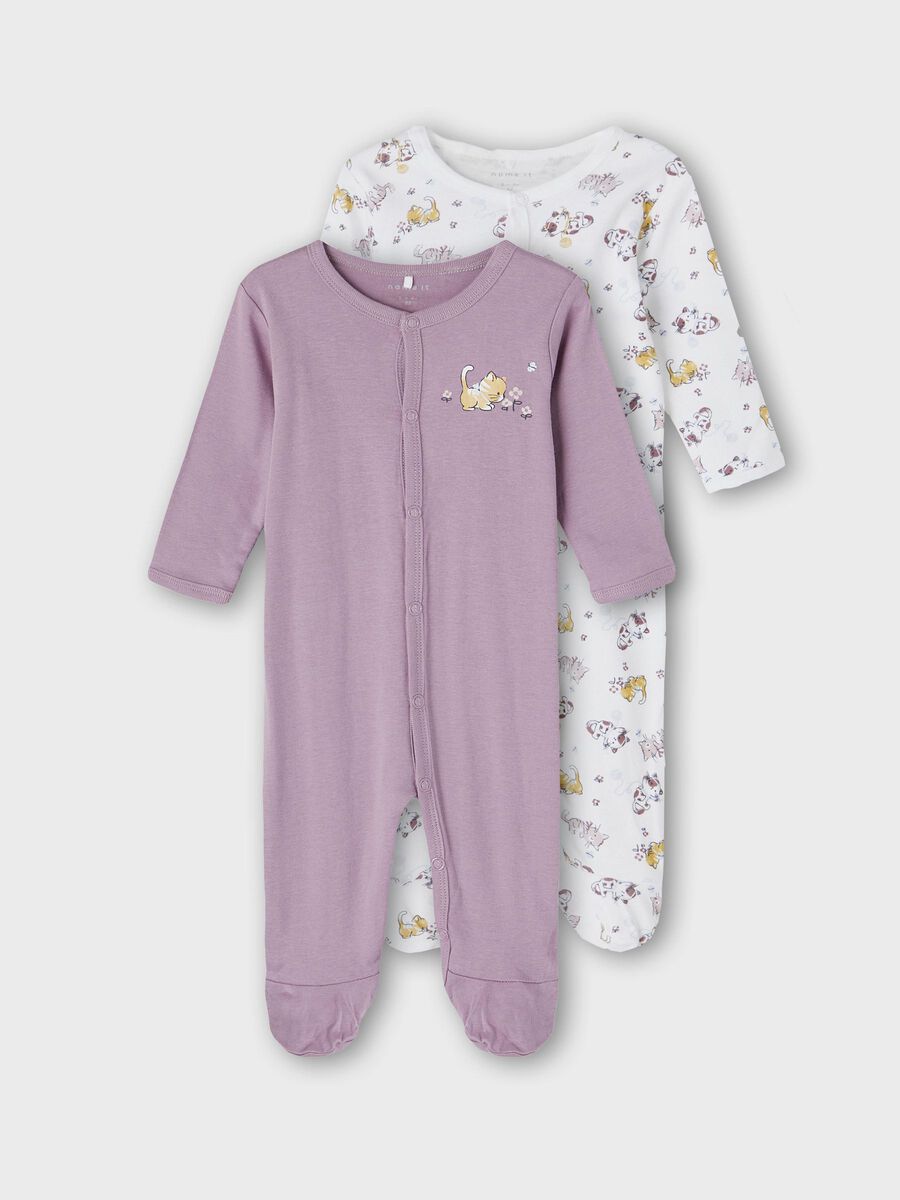 2-PACK DRUKKNOPEN PYJAMA