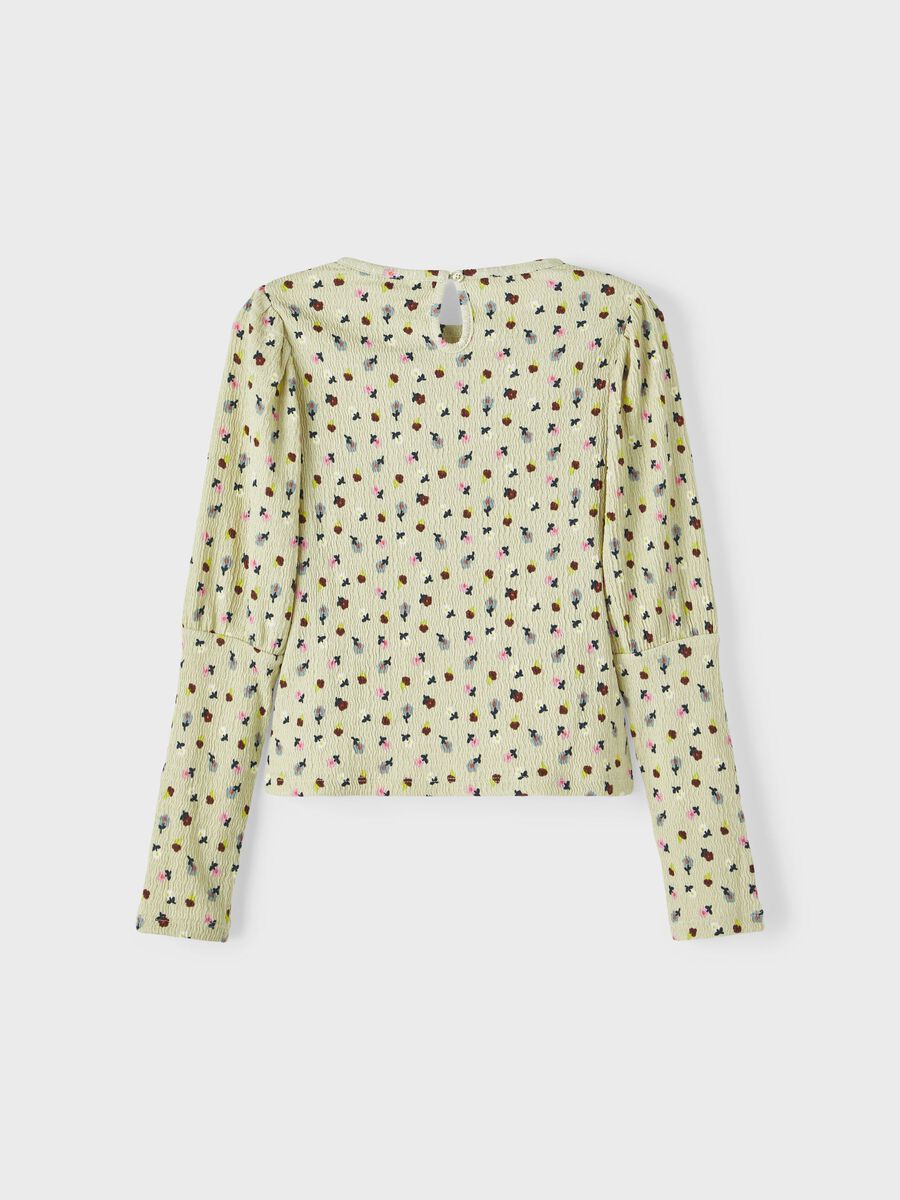 REGULAR FIT TOP MET LANGE MOUWEN