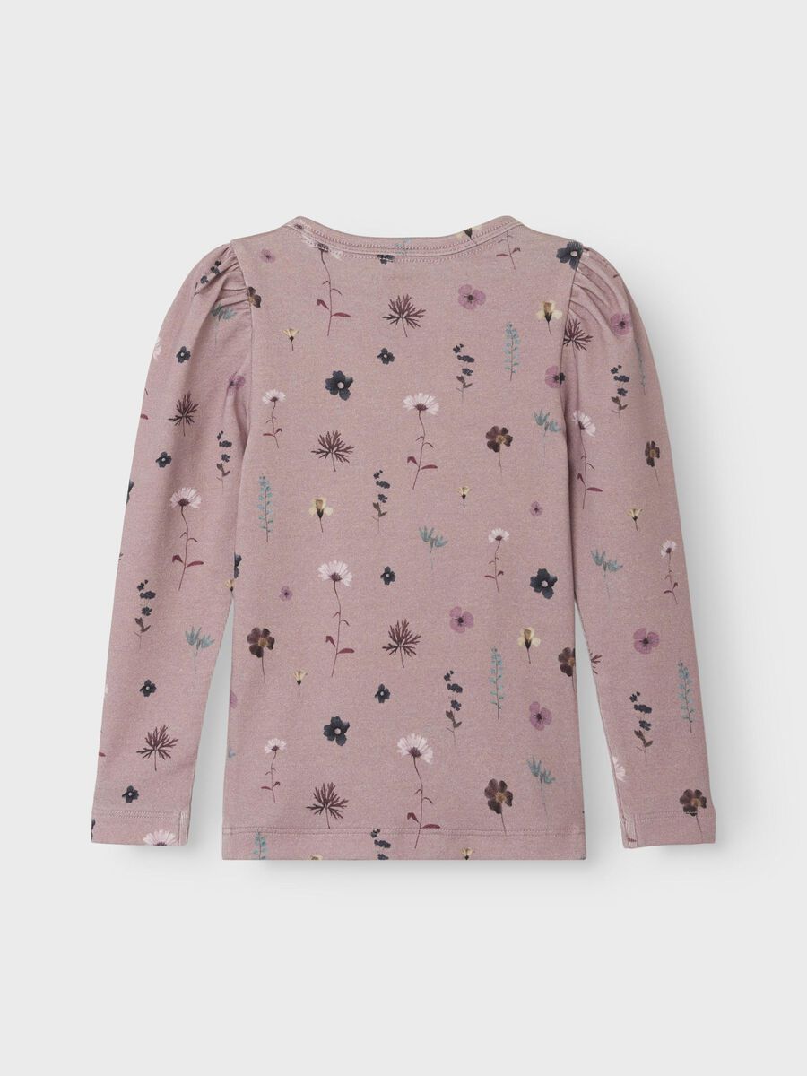 SLIM FIT TOP MET LANGE MOUWEN