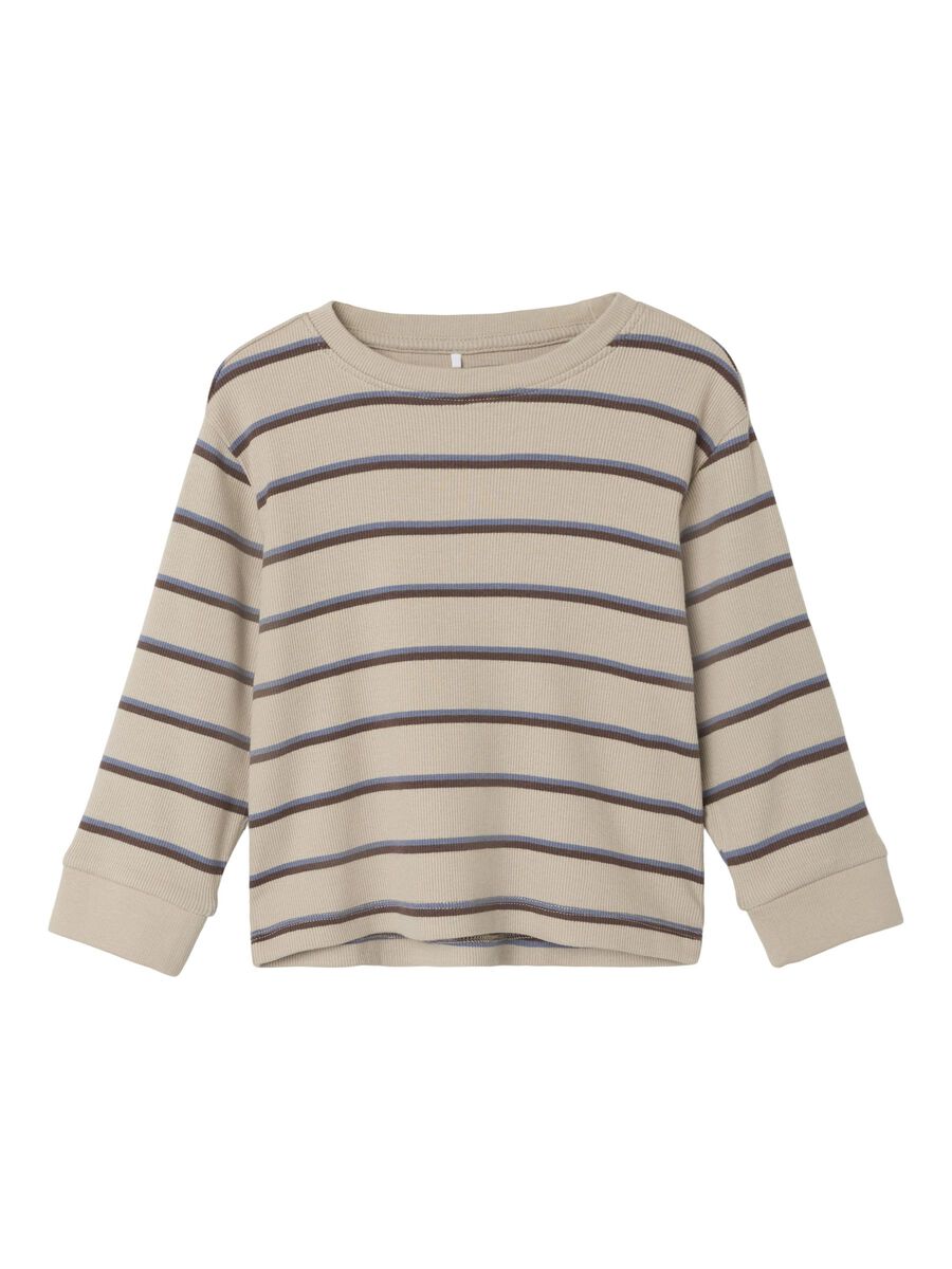 REGULAR FIT TOP MET LANGE MOUWEN