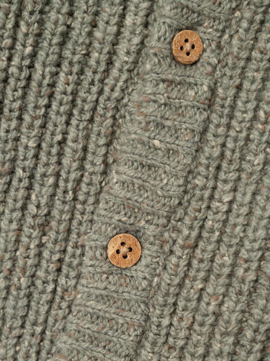 LANGE MOUWEN GEBREID VEST