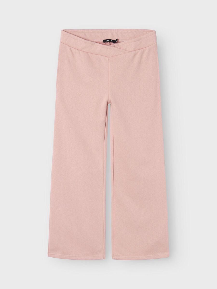 LOW-WAIST WIDE-LEG SWEATPANTS